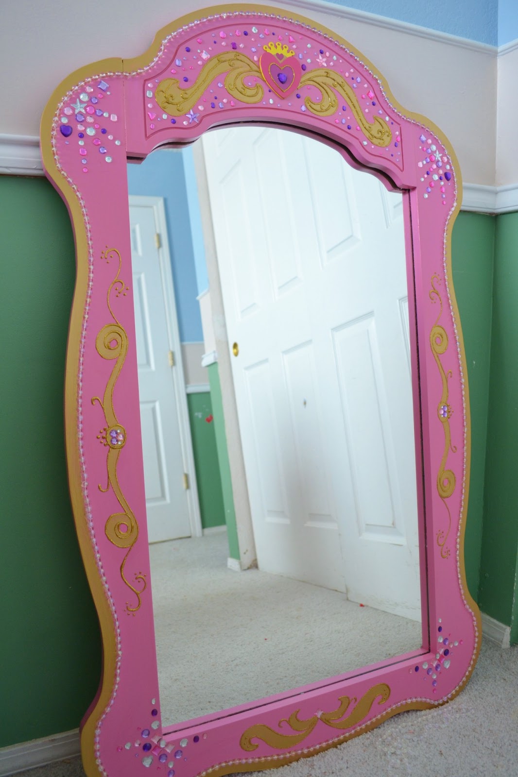 Over The Apple Tree Thrift Store Princess Mirror