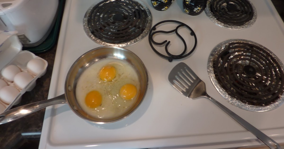 "DIRT"y Little Secrets Making Eggs and Cleaning the Stove Top