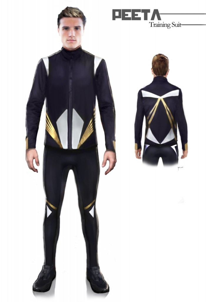 PHOTOS Illustrations of Katniss' Wedding Dress, Peeta's Training Suit