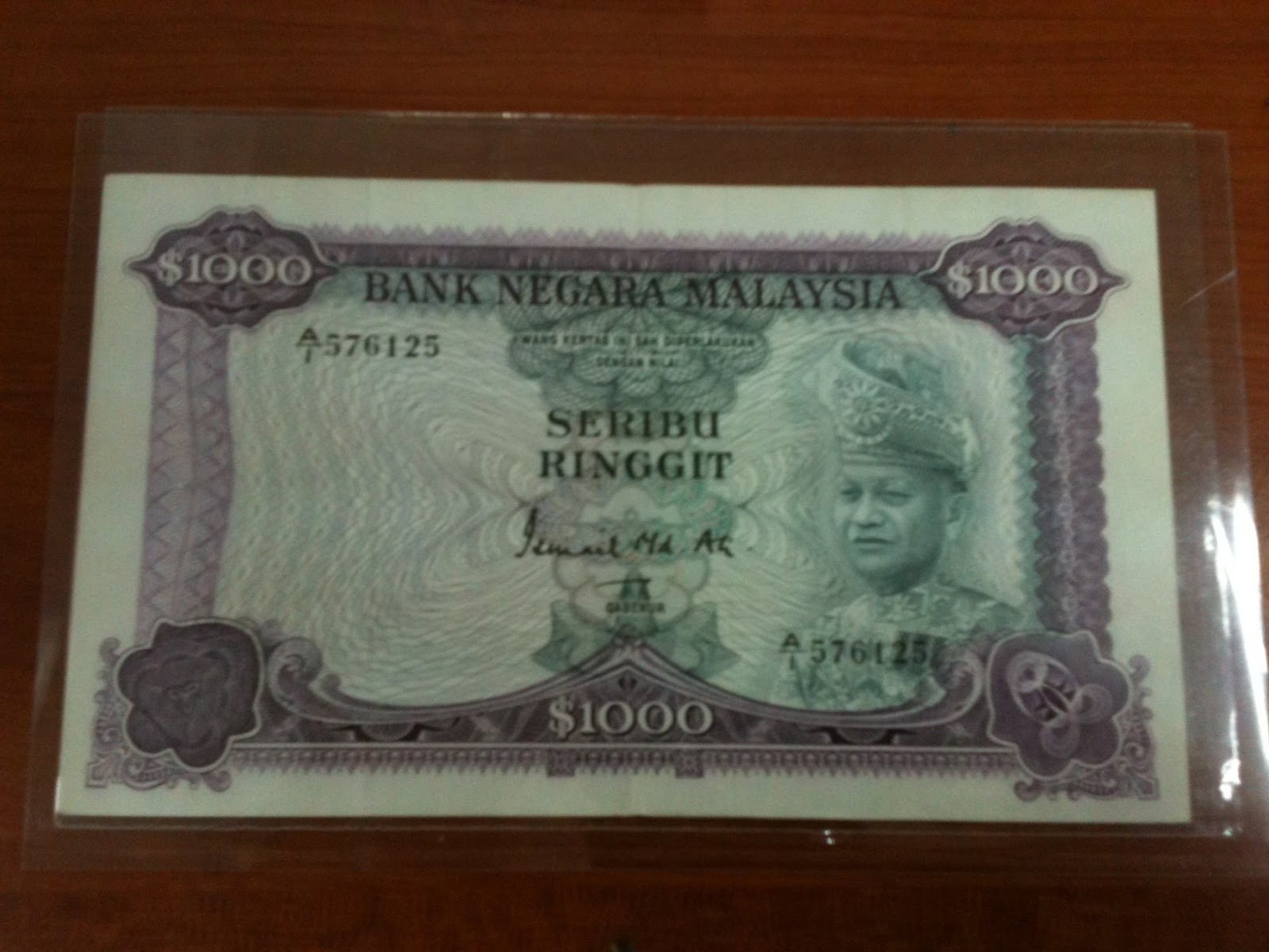 711CollectionStore 3rd Series RM1000 Banknote Malaysia RARE