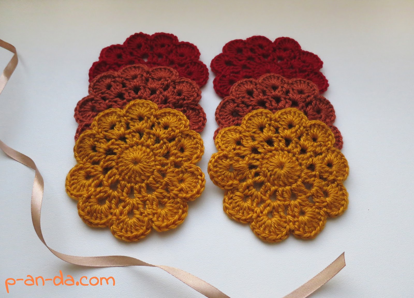 подставки под чашки крючком схемы