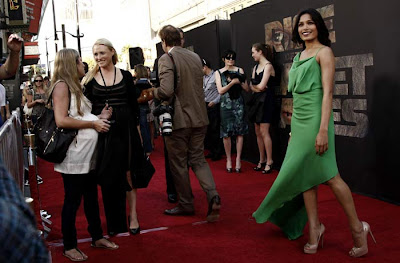 Freida Pinto reveled in the glory of her film Rise of the Planet of the Apes premiere in Los Angeles photos