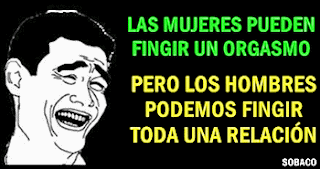 mujeres hombres fingir orgasmo