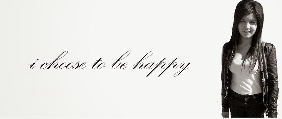 i choose to be happy