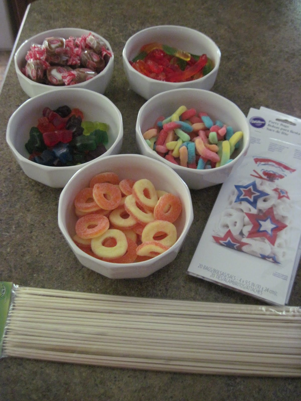 The Seasons of Life Gummy Candy Skewers