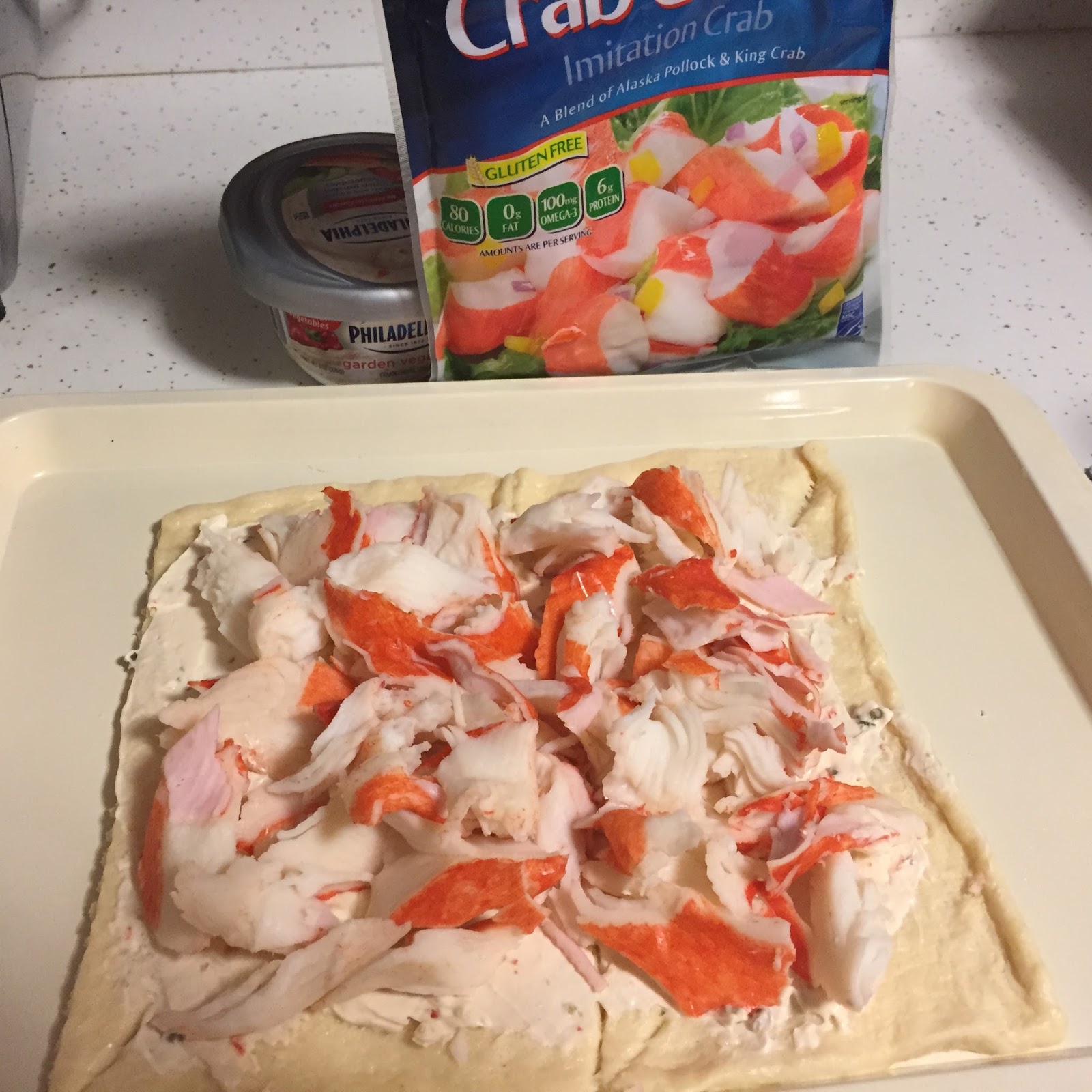 Peace, Love & Understanding Crab Crescent Loaf