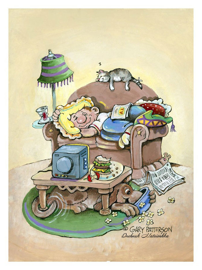 Коллекция картинок Создатель улыбок художник Гэри Паттерсон (Gary