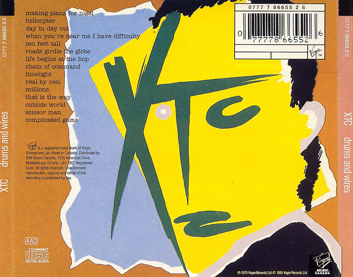 CARATULAS DE CD DE MUSICA Xtc Drums And Wires (1979)