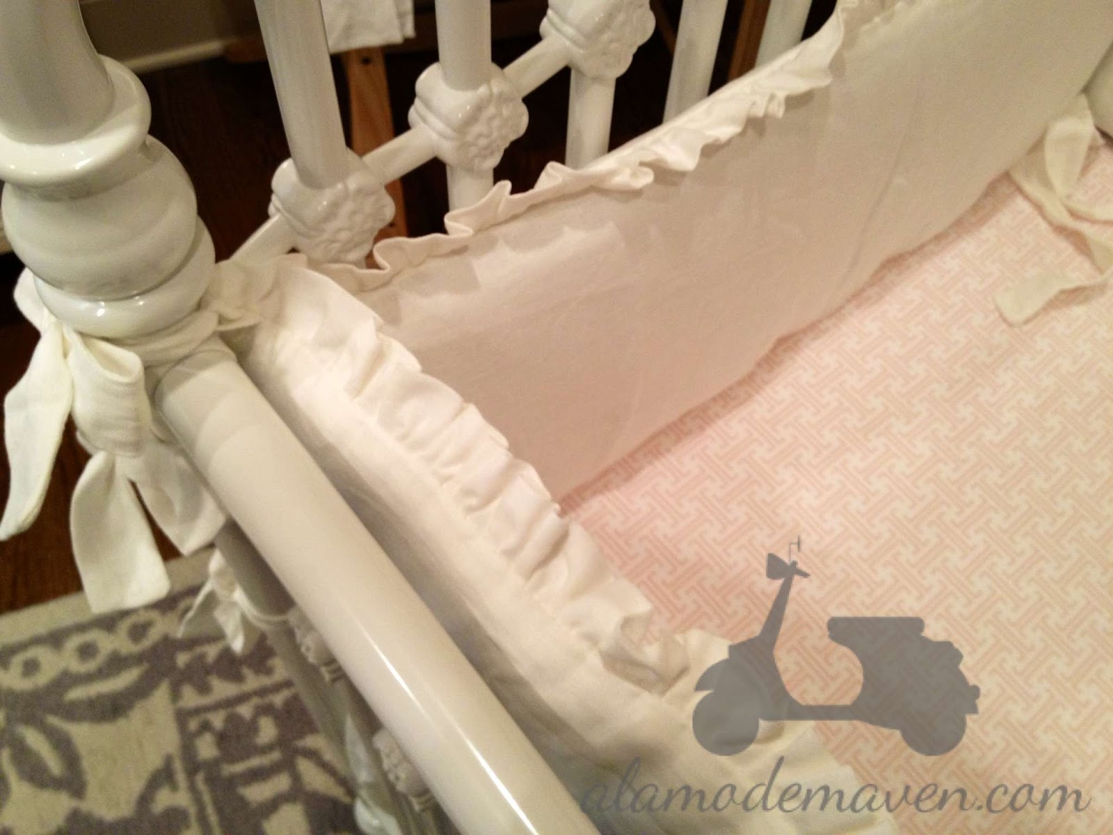 alamode Baby M's Linen Crib Bedding!