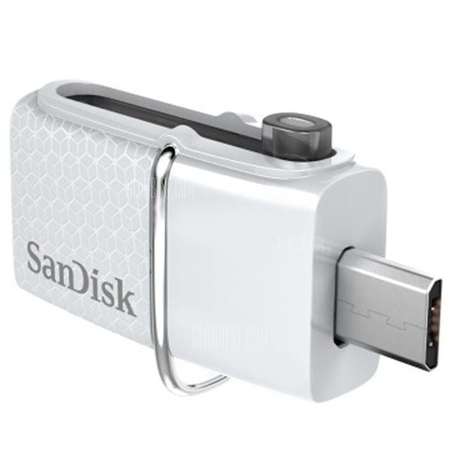 SanDisk SDDD2 2 in 1 32GB OTG USB 3.0 Flash Drive