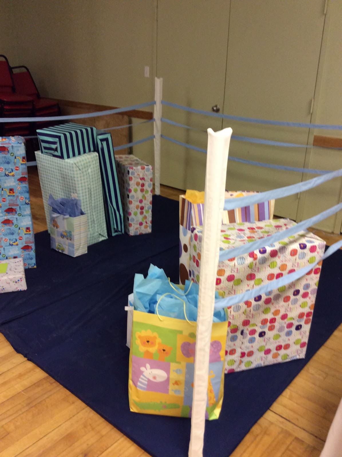 The Small World Of Jennifer Idellise Boxing Baby Shower Theme