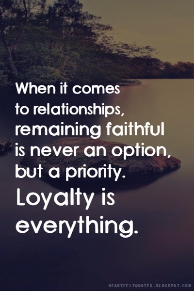 When it comes to relationships, remaining faithful is never an option