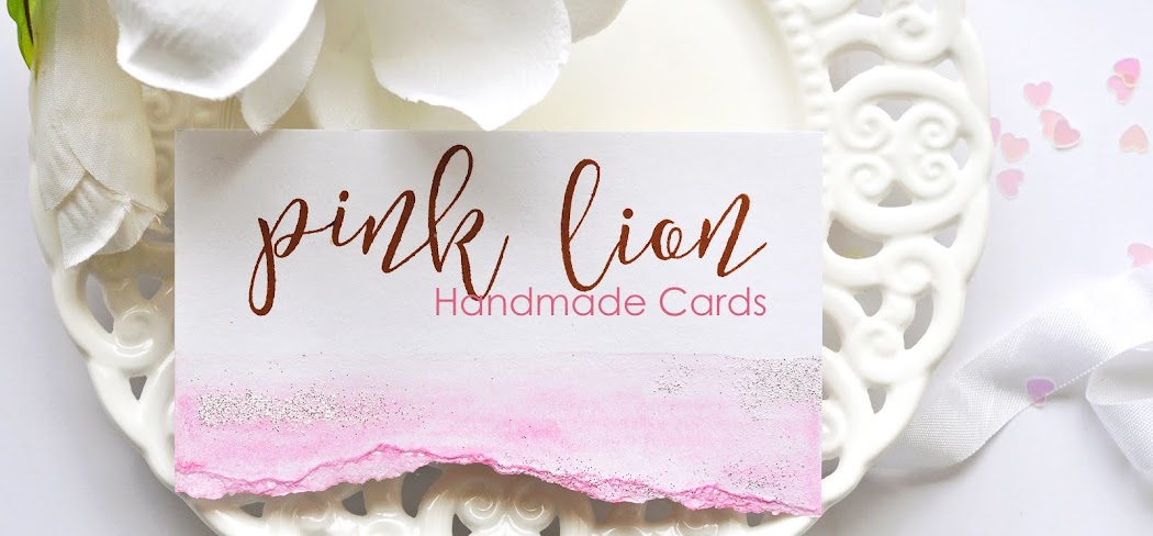      Pink Lion Handmade Cards