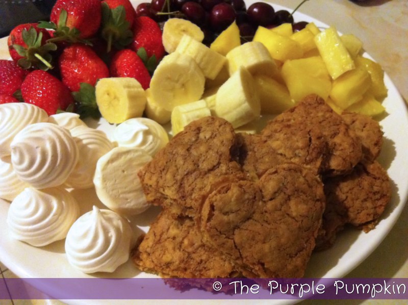 Chocolate Fondue with Fruit Dippers The Purple Pumpkin Blog