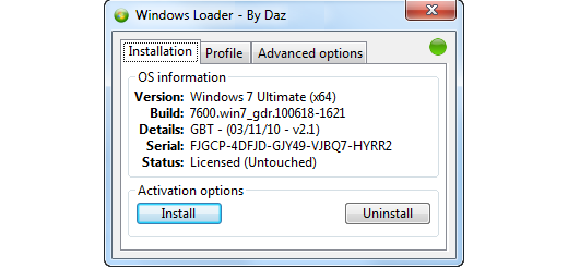 Windows Loader v2.0.6-DAZ - Blog Everything Sharing