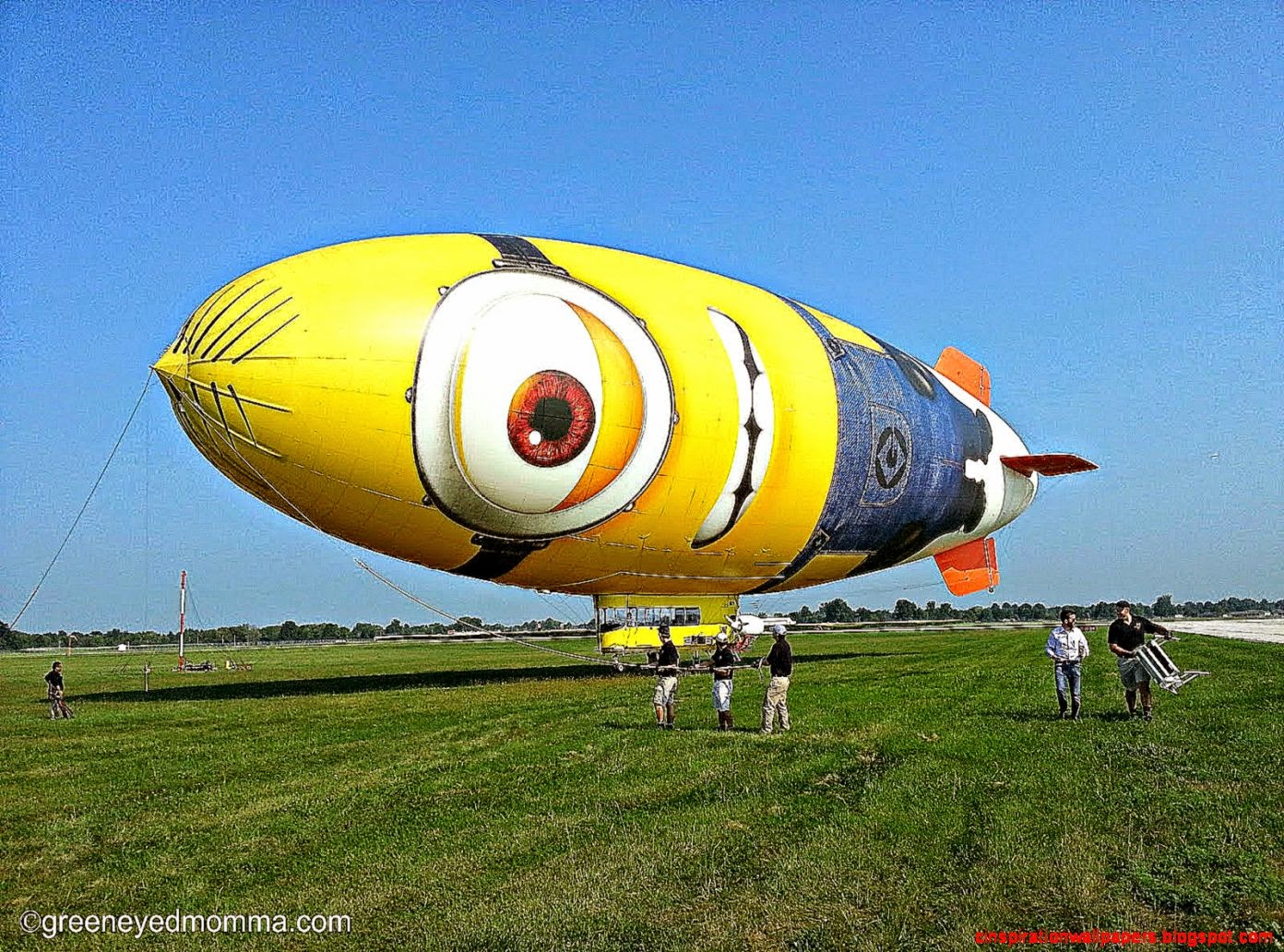 The Green Eyed Momma Minion Takes Flight Over St Louis The Green Eyed Momma Minion Takes Flight Over St Louis