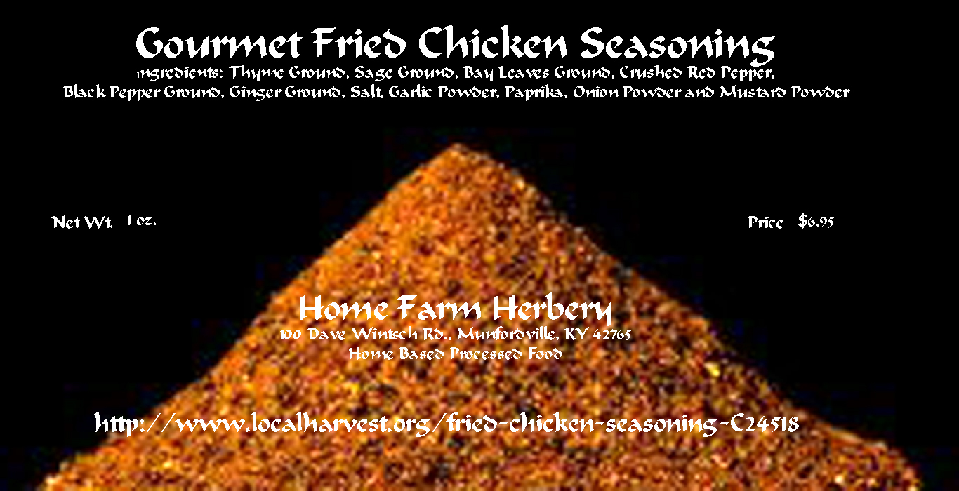Fried Chicken Seasoning A true Gourmet's Choice. Order yours today