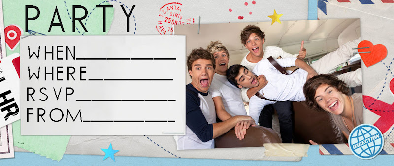 FREE ONE DIRECTION INVITATIONS FOR BIRTHDAY PARTY title=
