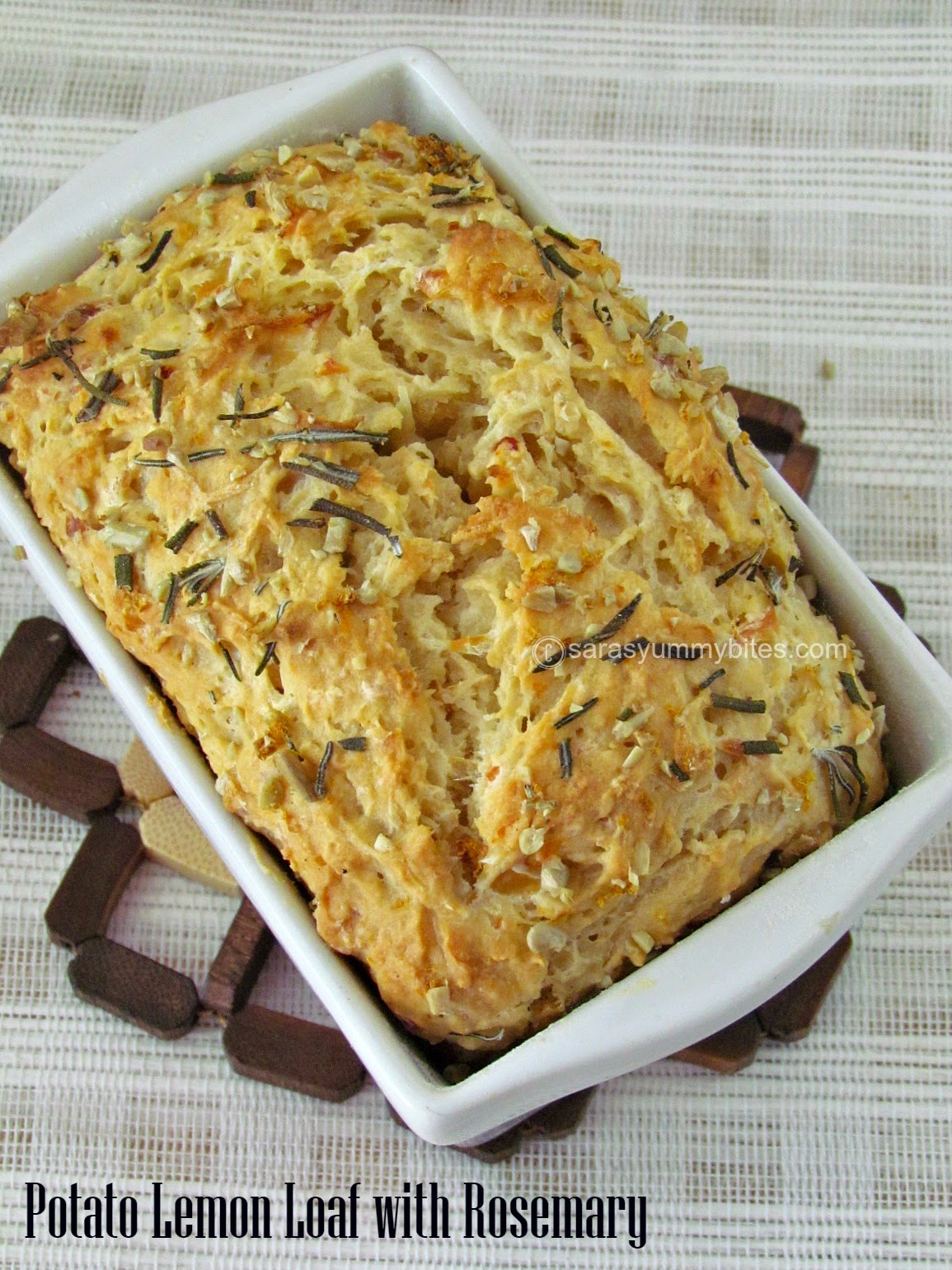 Potato Lemon Loaf with Rosemary SarasYummyBites