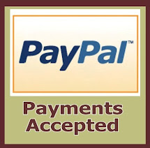 PAYPAL PAYMENTS ACCEPTED