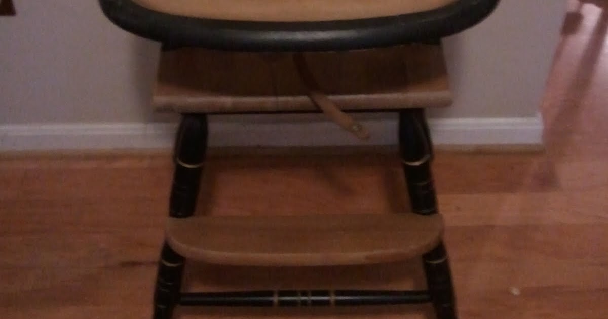 John Mark Power, Antiques Conservator Hitchcock Style High Chair 2 (1970)