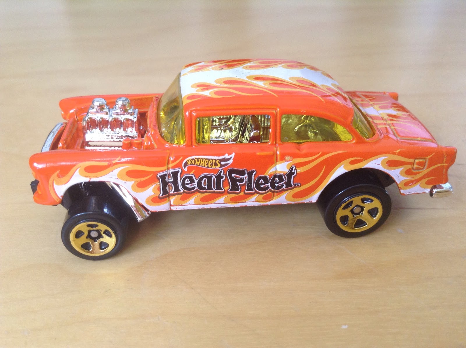 Julian's Hot Wheels Blog '55 Chevy Bel Air Gasser (2015 Heat Fleet)