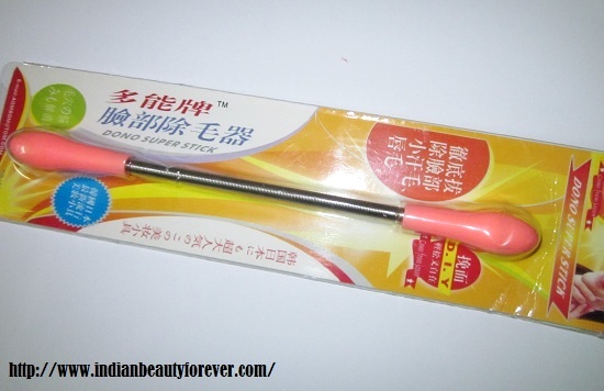 Facial Hair remover Epistick Review and How to use - Indian Beauty Forever
