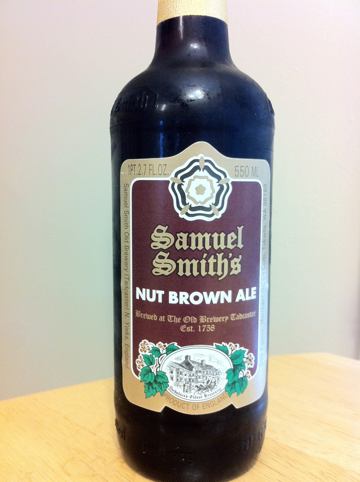 North Cal Beer Blog Samuel Smith Nut Brown Ale