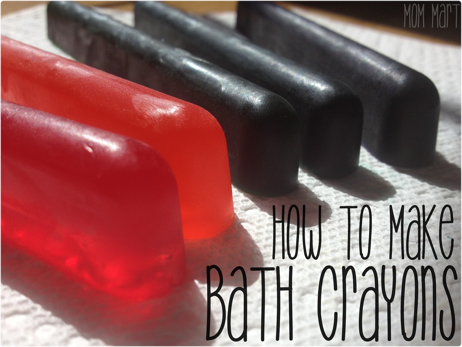 Mom Mart Kid Craft How to make Bath Crayons!