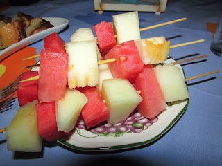 Brocheta De Melón Y Sandia
