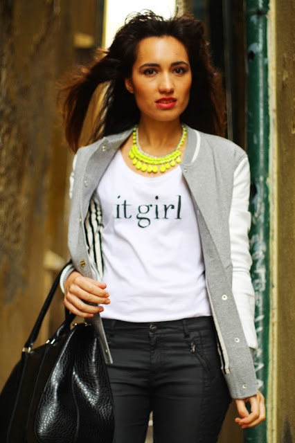 Rihanna River Island collaboration Varsity jacket Rihanna for River Island