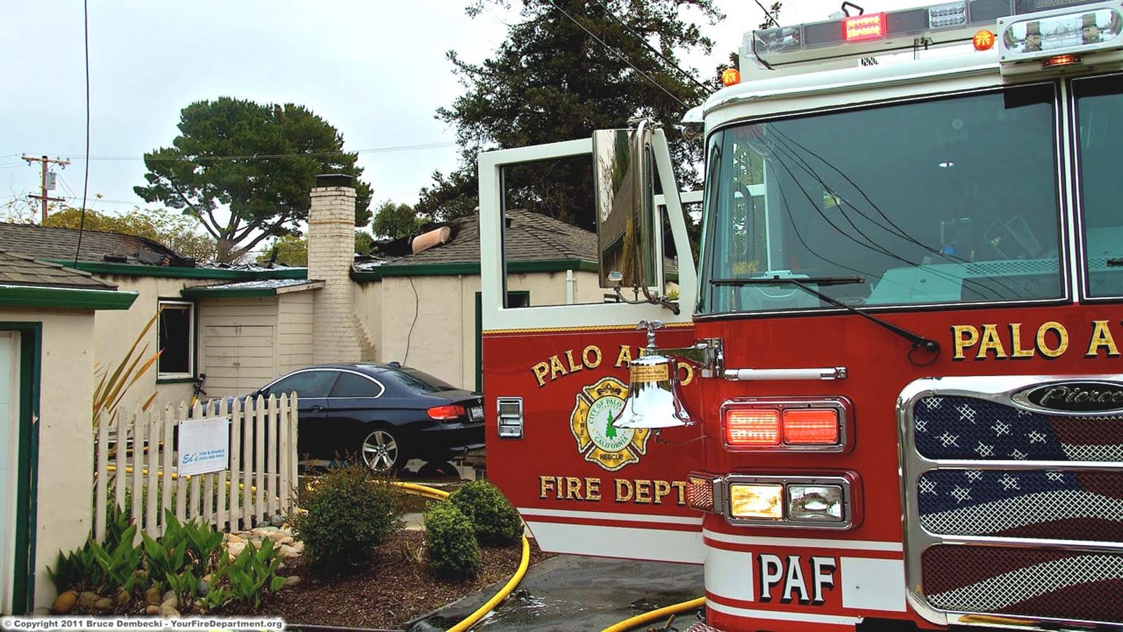 Fire Associates of Santa Clara Valley 2ndAlarm House Fire in Palo Alto