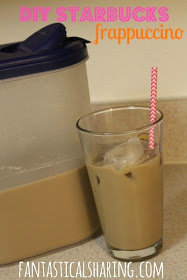 DIY Starbucks Frappuccino - make your own iced coffee at home! | www.fantasticalsharing.com
