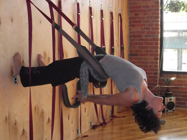 Supported Backbend on The wall