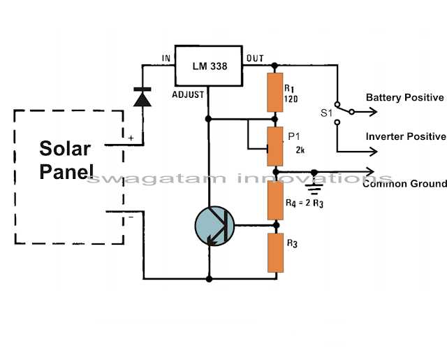 Build a Solar Panel Voltage Regulator Charger Circuit Charger Circuit ...