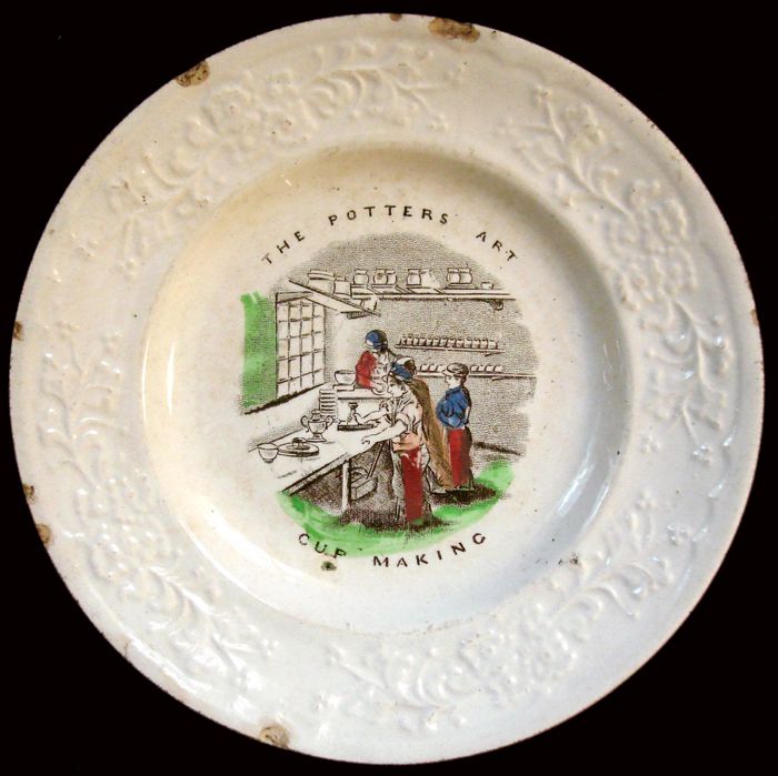 Dishy News A Transferware Blog THE POTTERS' ART PLATES AND A COPPER