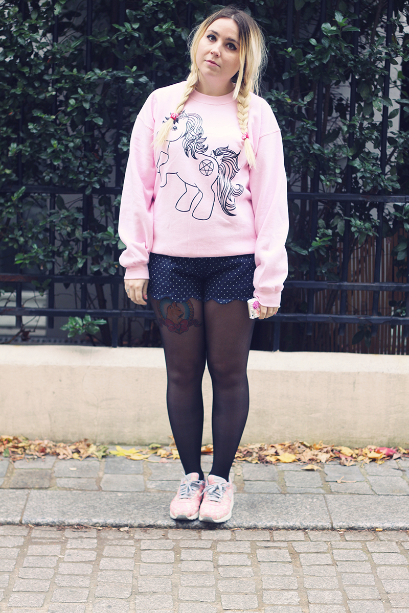 nikkilipstick metal pony sweater pink my little pony outfit