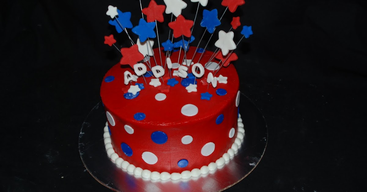 4th of July Birthday Cakes