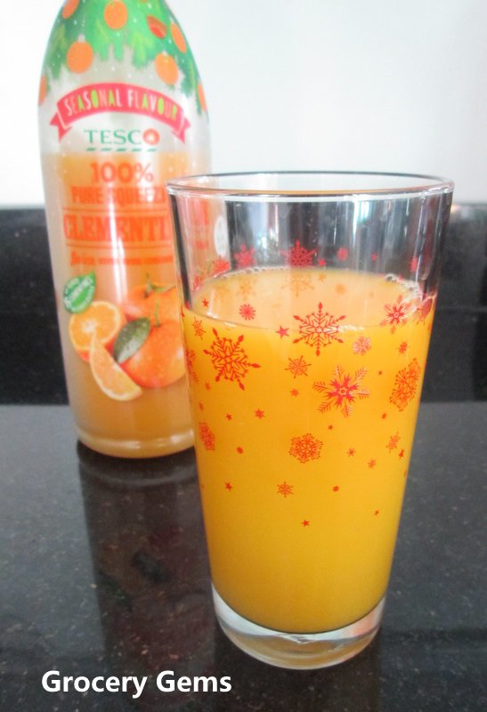 Grocery Gems Tesco Seasonal Juices Mulled Red Grape and Clementine