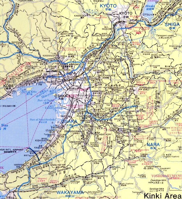 Osaka Map - Free Printable Maps