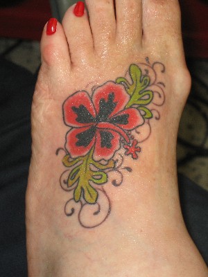 foot tattoo designs for women