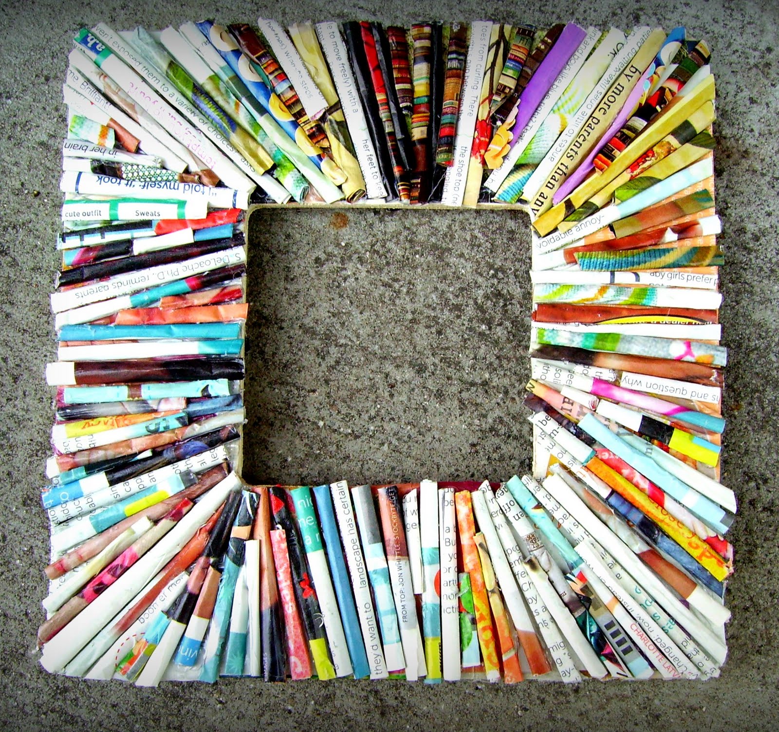 madison avenue trendy chic recycle week! day 1 the magazine picture frame