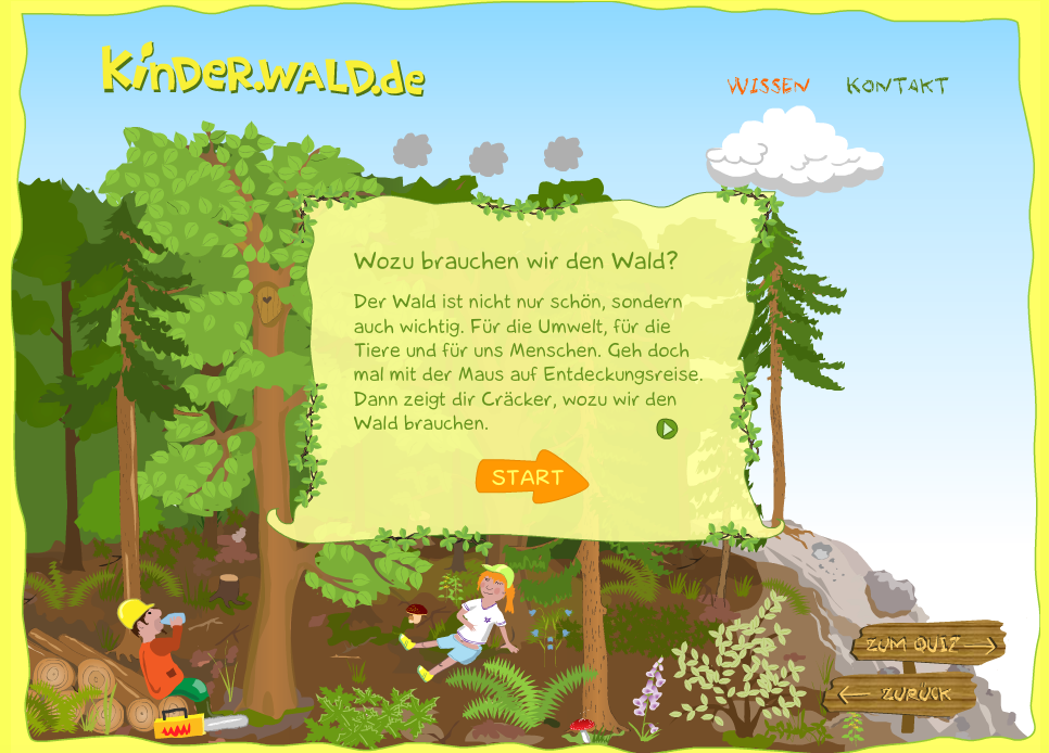Netztipp Kinderwald Hunger Pipi Langeweilie