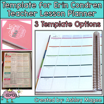 erin condren lesson planner template erin condren lesson planner template