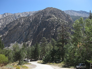 View from the end of Pine Creek Road, near Bishop, California