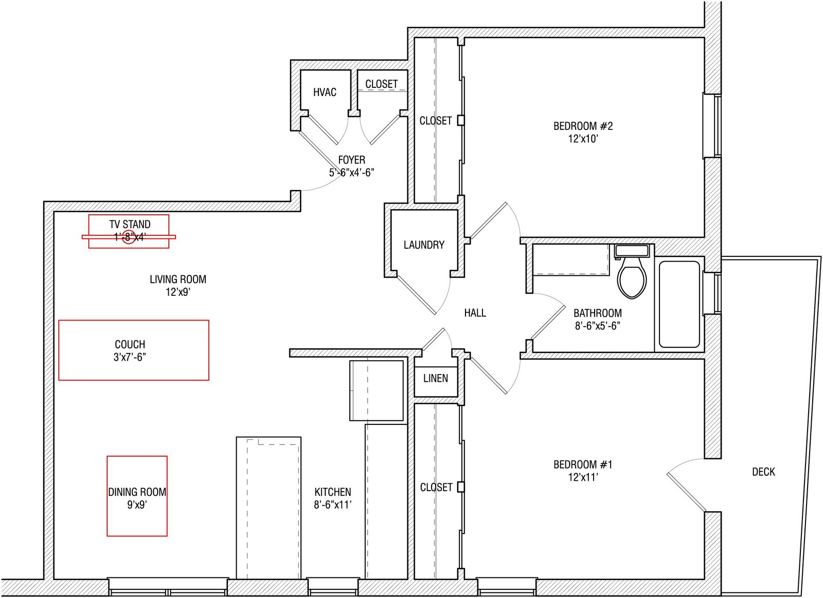 Apartment Living Room Floor Plans