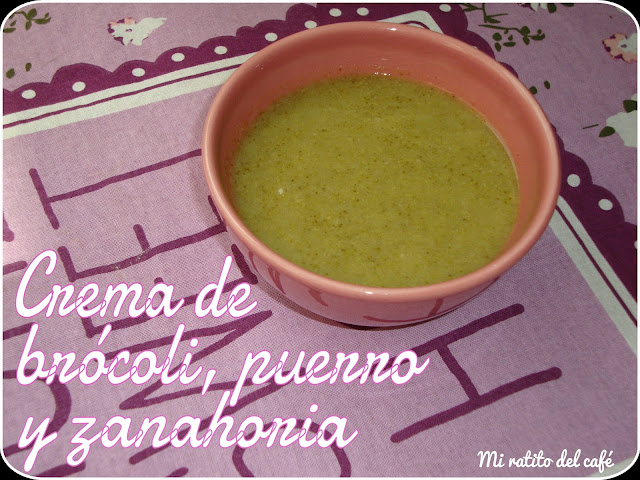 Crema De Brócoli, Puerro Y Zanahoria
