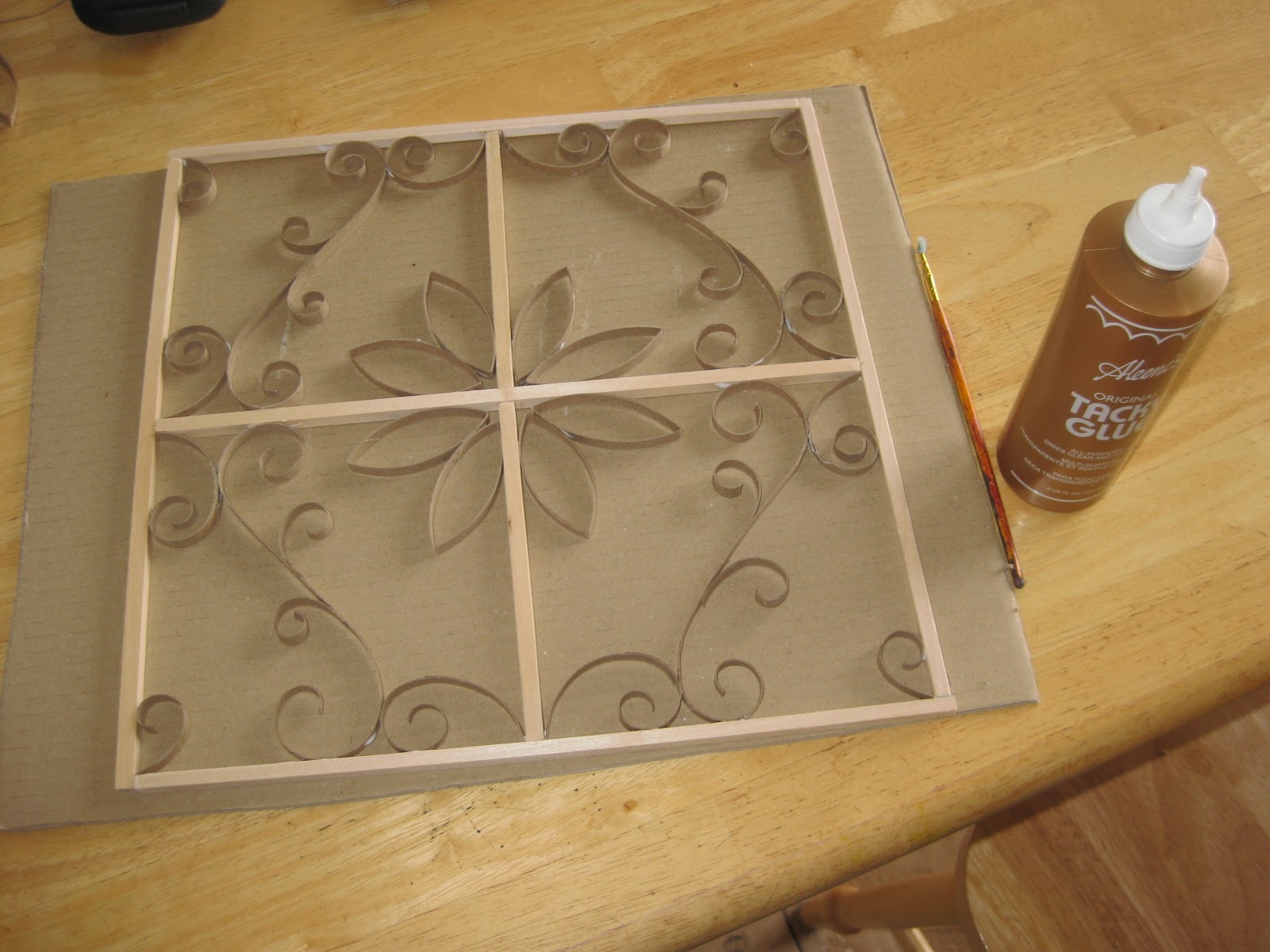 The Wilkins Family Faux Metal Wall Art Tutorial