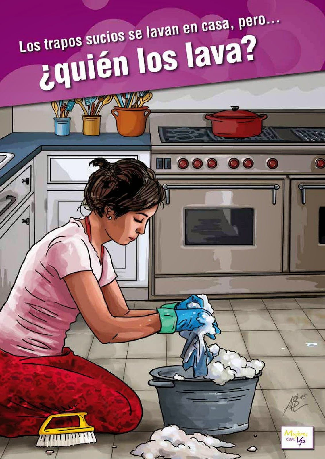 Asociación Mujeres con Voz Materiales didácticos. Los trapos sucios se