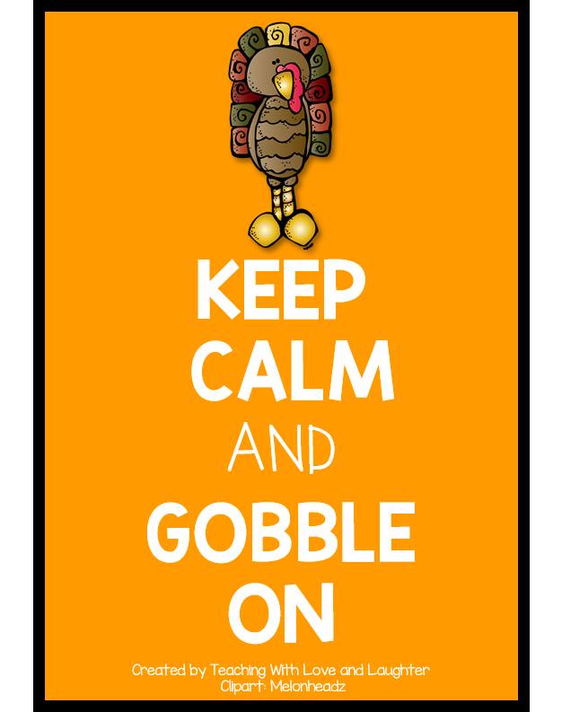 Gobble On - A Teeny Tiny Teacher